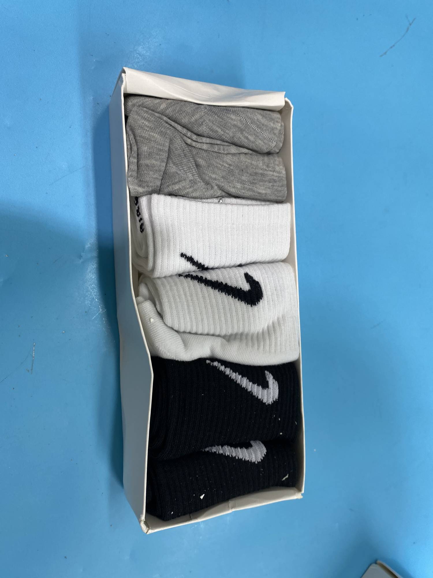 thumbnail for Socks men's and women's pure cotton summer thin middle tube basketball sports men's deodorant Zhuji